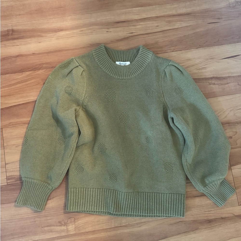 Madewell balloon sleeve sweater